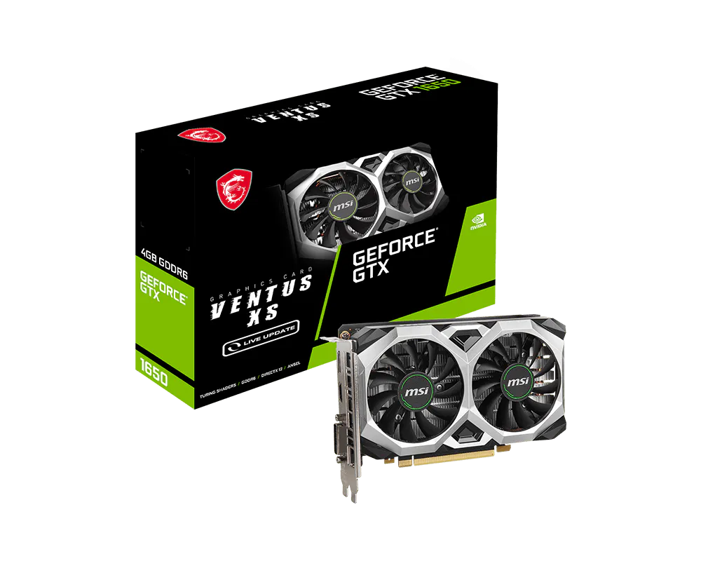 MSI GeForce GTX 1650 D6 VENTUS XS V2